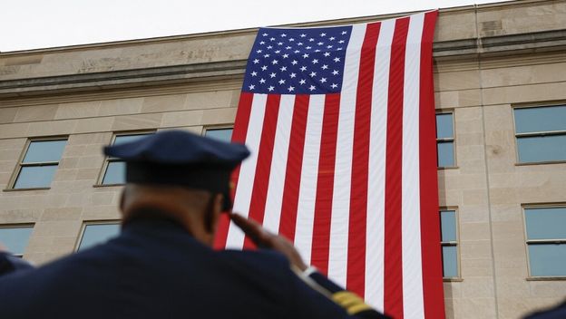 Američka zastava, ilustracija