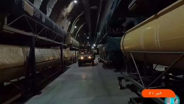 Iranska podzemna baza za oružje