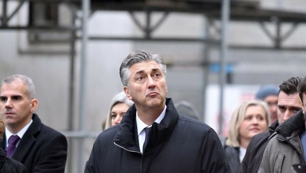 Andrej Plenković u Petrinji