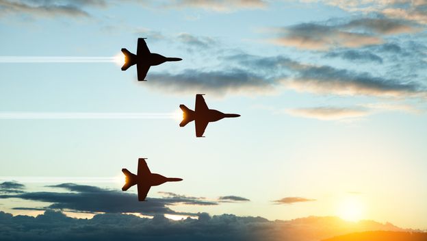 Ilustracija: borbeni zrakoplov