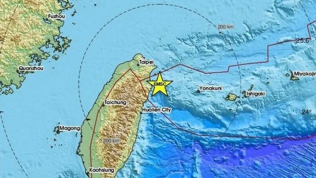 Potres na Tajvanu