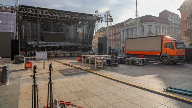 Pozornica za doček Nove godine u Zagrebu - 2
