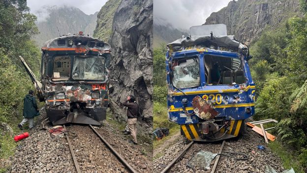 Sudar vlakova, Machu Picchu