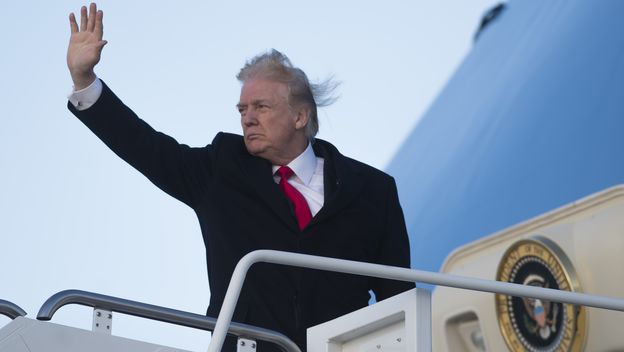 Nema više dvojbe - Trumpova kosa je prava (Foto: AFP)
