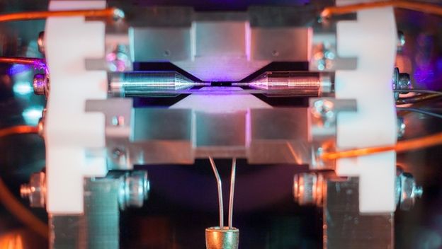 Fotografija jednog jedinog atoma stroncija (Foto: David Nedlinger/Oxford University)