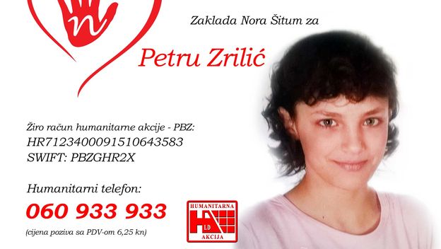 Humanitarna akcija za Petru Zrilić (Foto: Zaklada Nora Šitum)