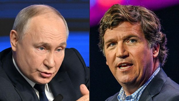 Vladimir Putin i Tucker Carlson