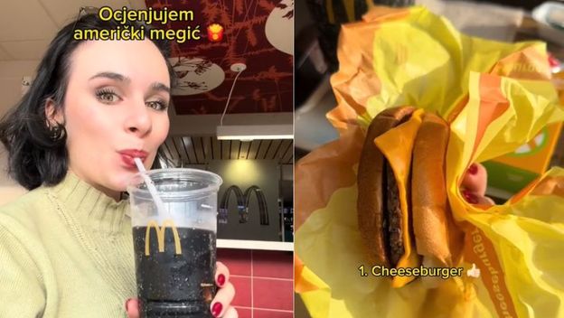 Nina Skočak u McDonald'su