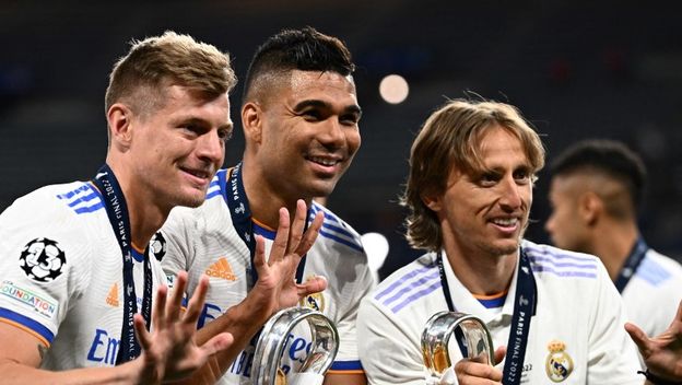 Kroos, Casemiro i Modrić