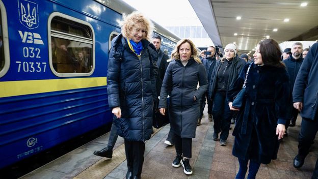 Talijanska premijerka Meloni vlakom stiga u Kijev