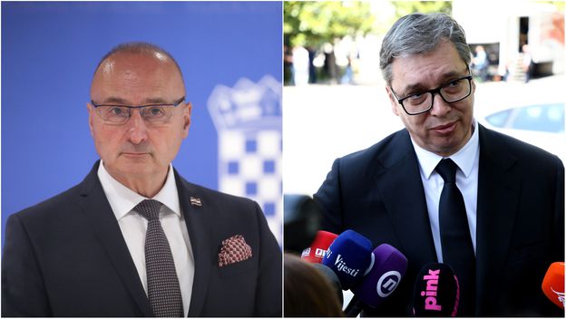 Gordan Grlić Radman i Aleksandar Vučić