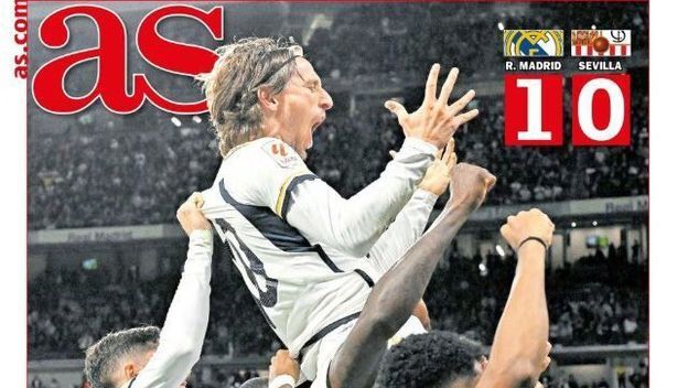 Luka Modrić na naslovnici AS-a