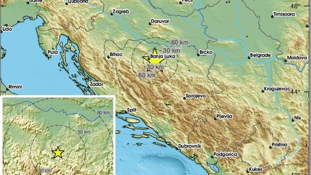 Potres kod Banja Luke