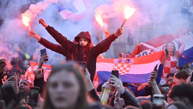 Doček rukometaša na trgu