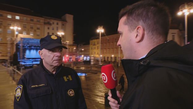 Stipo Mandić, voditelj OKCP-a i Domagoj Mikić, reporter Dnevnika Nove TV