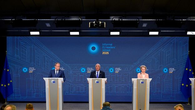 Donald Tusk, Antonio Costa, Ursula von der Leyen