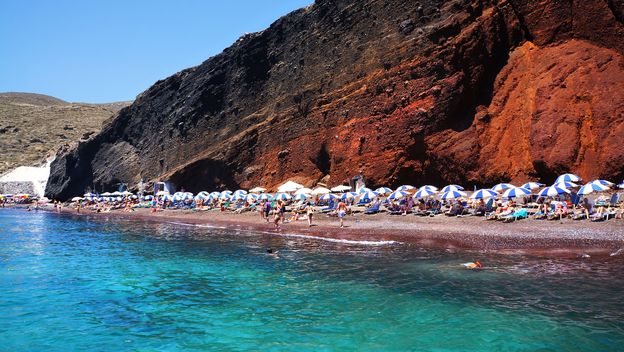 Crvena plaža na Santoriniju - 1