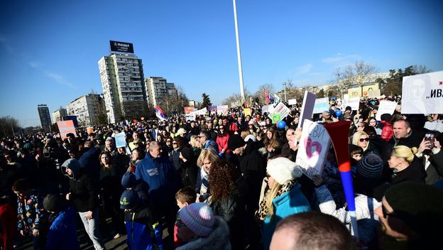 Prosvjed u Beogradu - 4