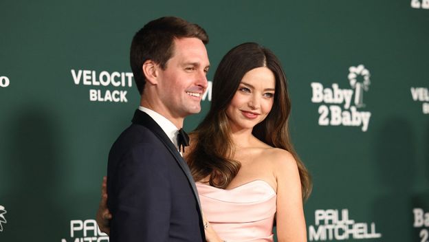 Evan Spiegel i Miranda Kerr