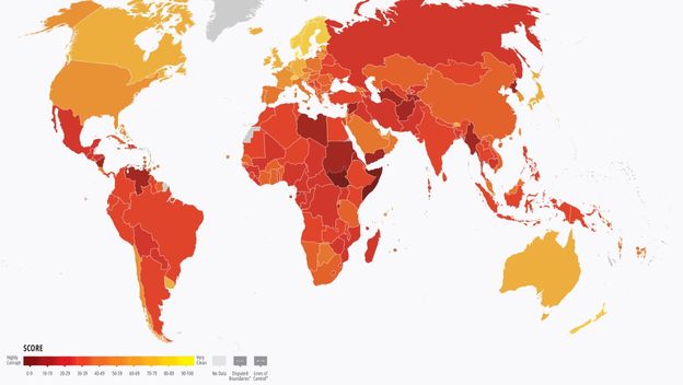 Svjetski indeks korupcije 2024.