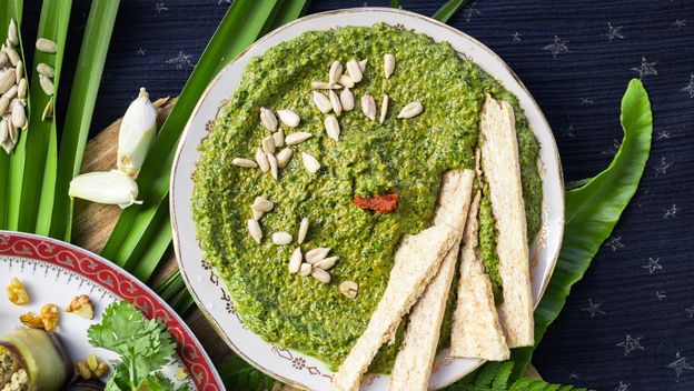 Pesto umak od suncokretovih sjemenki