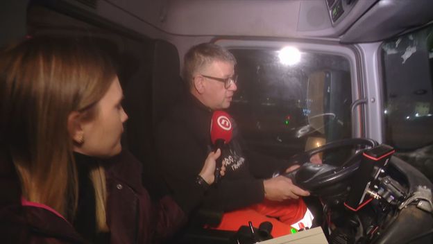 Igor Barić, vozač ralice i Katarina Jusić Mezga, reporterka Dnevnika Nove TV - 4