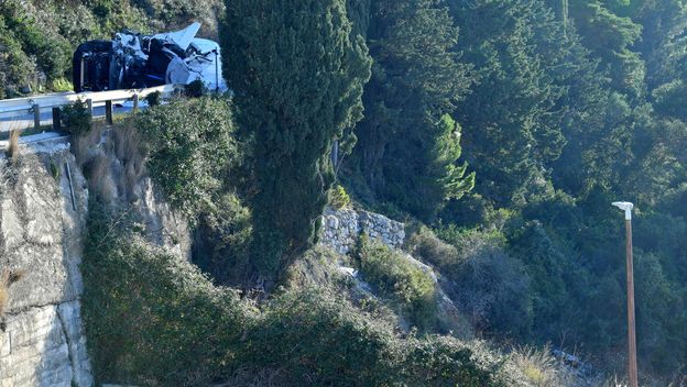 Stijena pala na vozilo na magistrali pored Dubrovnika - 4