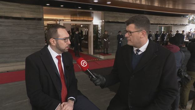 Tomislav Tomašević i Hrvoje Krešić, reporter Dnevnika Nove TV