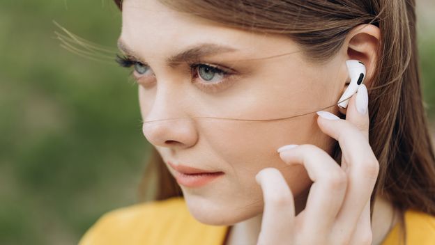 Bežične slušalice, ilustracija