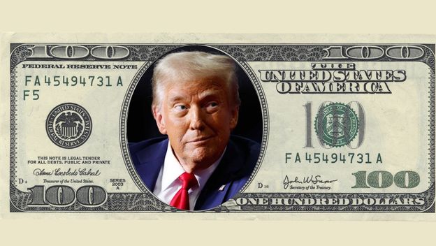 Američki predsjednik Donald Trump na novčanici od 100 dolara