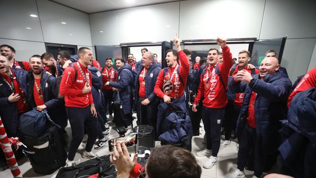 Doček rukometaša u zračnoj luci