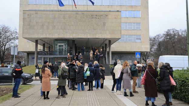 Evakuacija Gradskog poglavarstva u Zagrebu