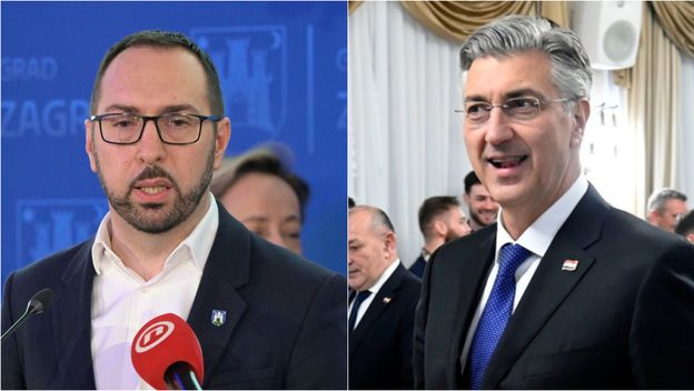 Tomislav Tomašević i Andrej Plenković