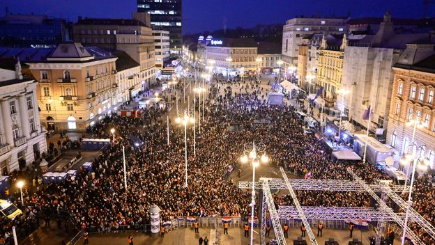 Doček rukometaša u Zagrebu - 1