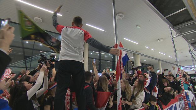 Doček rukometaša u zračnoj luci