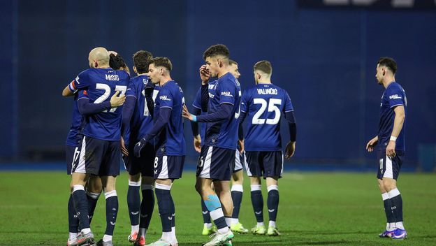 Igrači Dinama slave gol