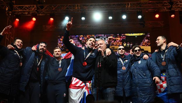 Doček rukometaša na Glavnom trgu