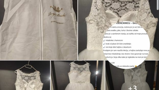 Oglas za vjenčanicu i urnebesni opis
