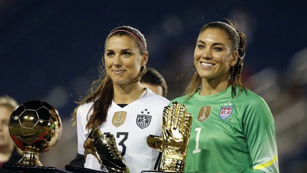 Alex Morgan i Hope Solo