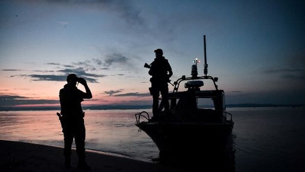 Policijska patrola na granici Turske i Grčke