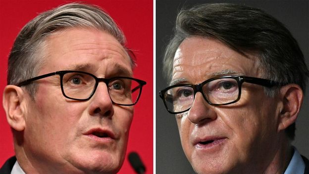 Keir Starmer i Peter Mandelson