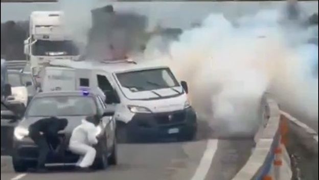 Prizor tijekom napada