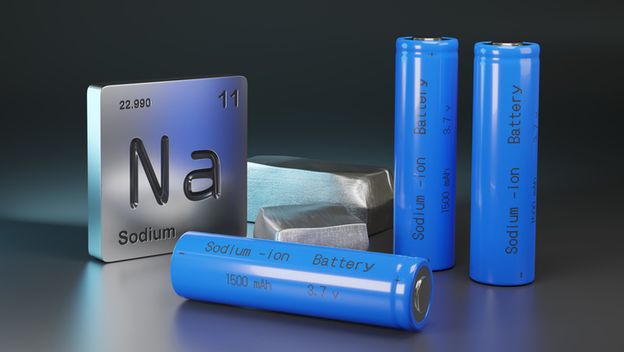 Natrij-ionska baterija, ilustracija