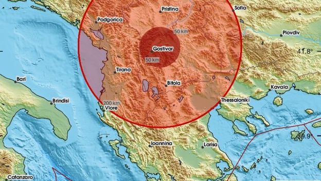 Jak potres pogodio Sjevernu Makedoniju