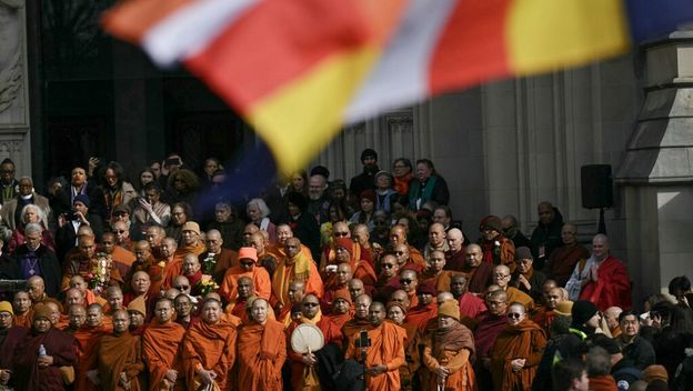 Hod za mir: Budistički redovnici stigli u Washington nakon putovanja od 3700 km - 1