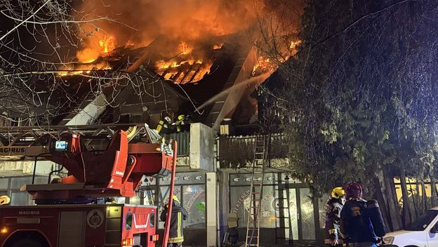 Požar hotela nedaleko Budimpešte
