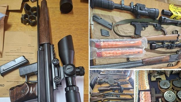 Osječka policija privela 10 osoba zbog ilegalne trgovine oružjem