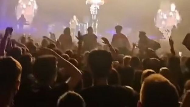 Snimka s koncerta u Širokom Brijegu