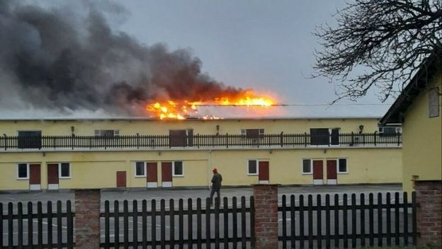 Požar u sali za svatove