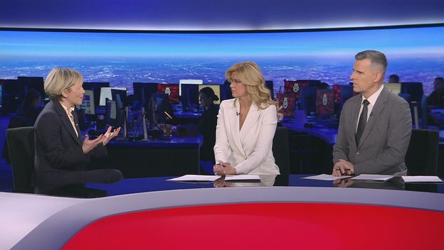 Ivana Kekin i voditelji Dnevnika Nove TV